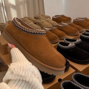 UGG Tan Suede Slip-Ons